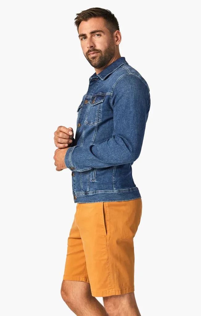 34 Heritage - Travis Organic Jacket - Mid Blue