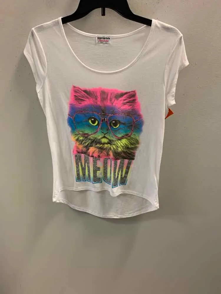 APPROPRIATE BEHAVIOR Tops Size S RAINBOW CATS TOP