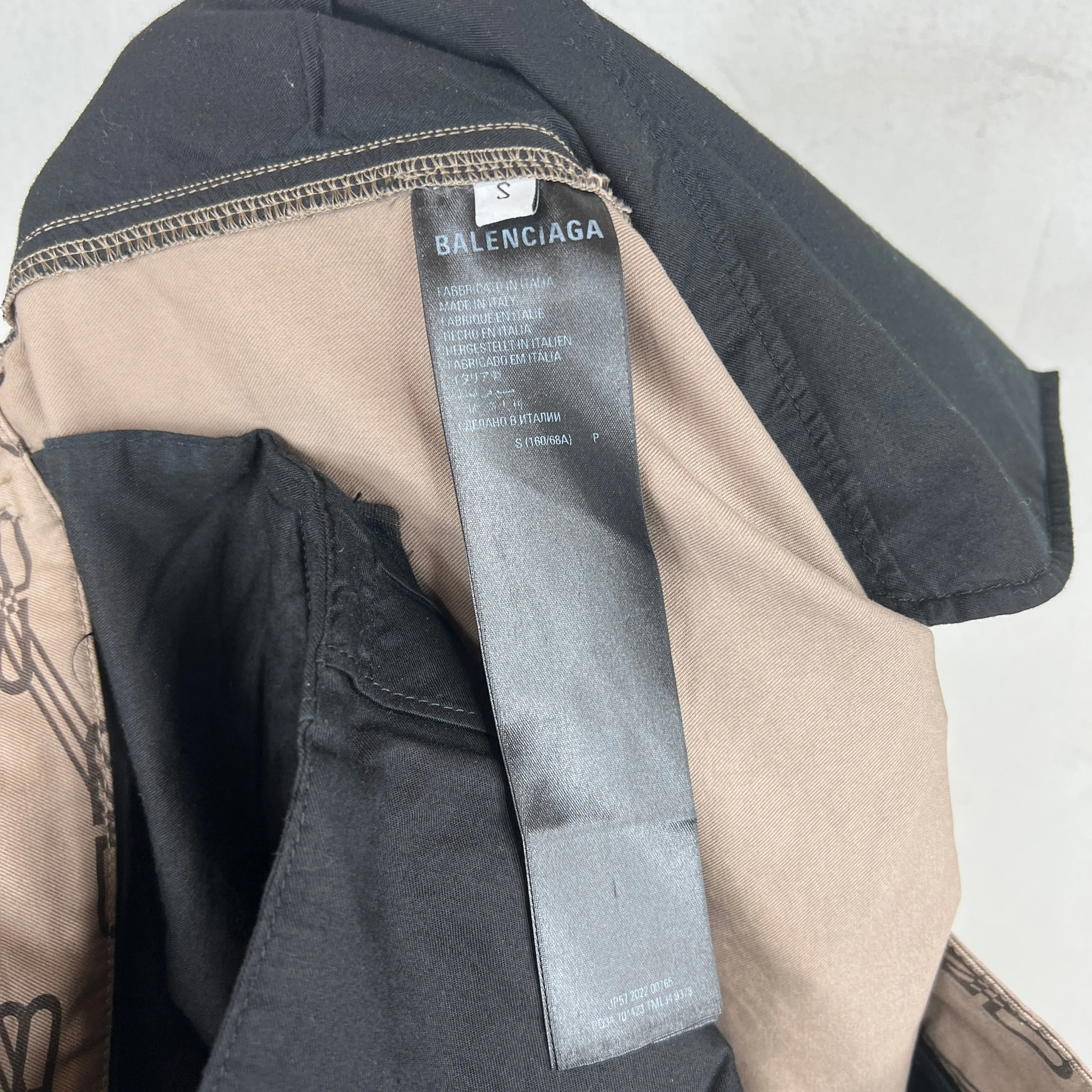 Balenciaga BB Monogram Cargo Convertible Pants