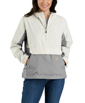 Carhartt Women's Rain Defender Packable Anorak - Malt/Asphalt