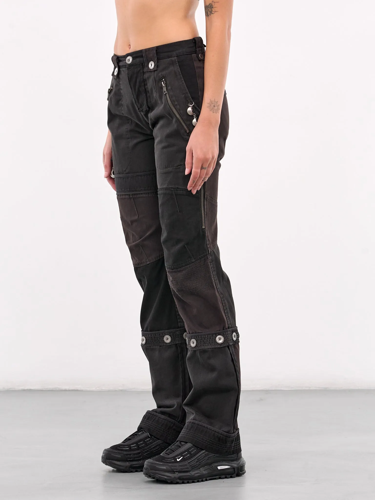 Convertible Patchwork Pants (PT6ST-STONE)