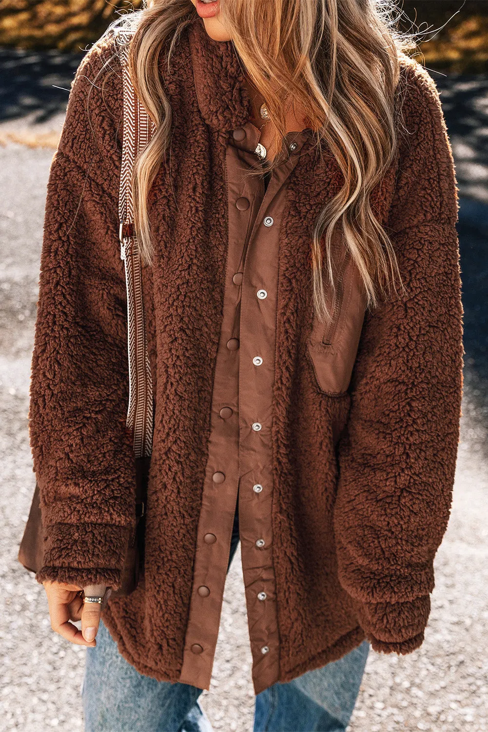 Faux Shearling Teddy Bear Jacket