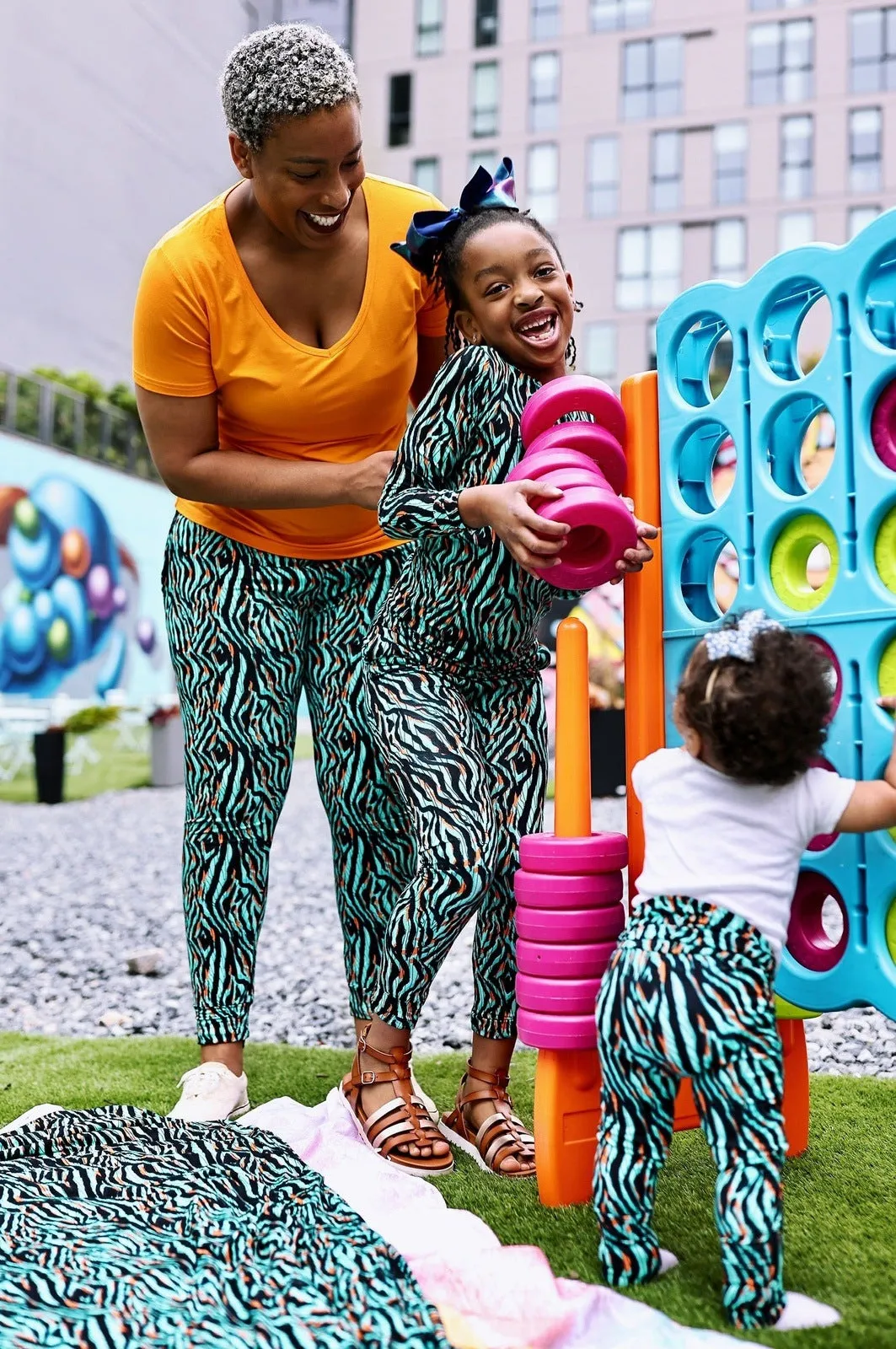 Funky Zebra Convertible Footie Lounge Pants