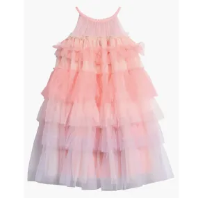 Girls Tiered Tulle Party Dress