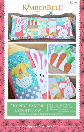 Hoppy Easter Pillows Bench Pillow - Sewing Version