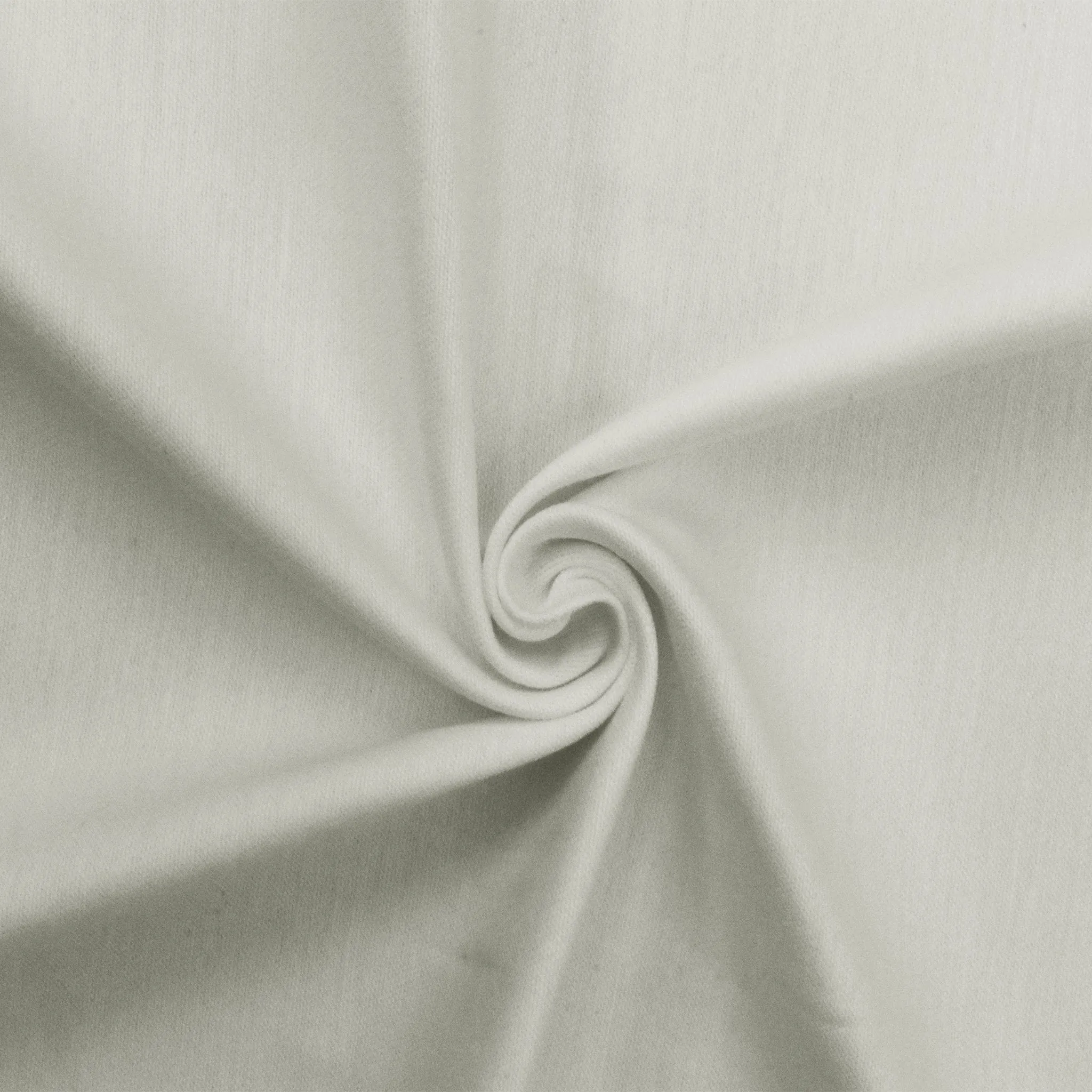 Light Ivory Chino Stretch Uneven Twill Fabric