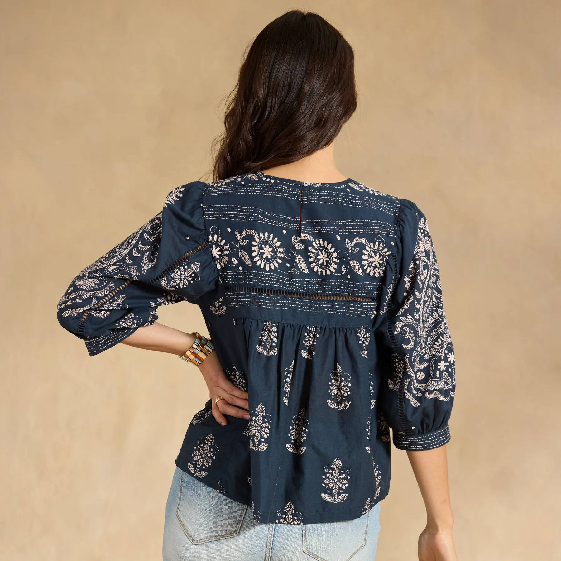 Masha Embroidered Top