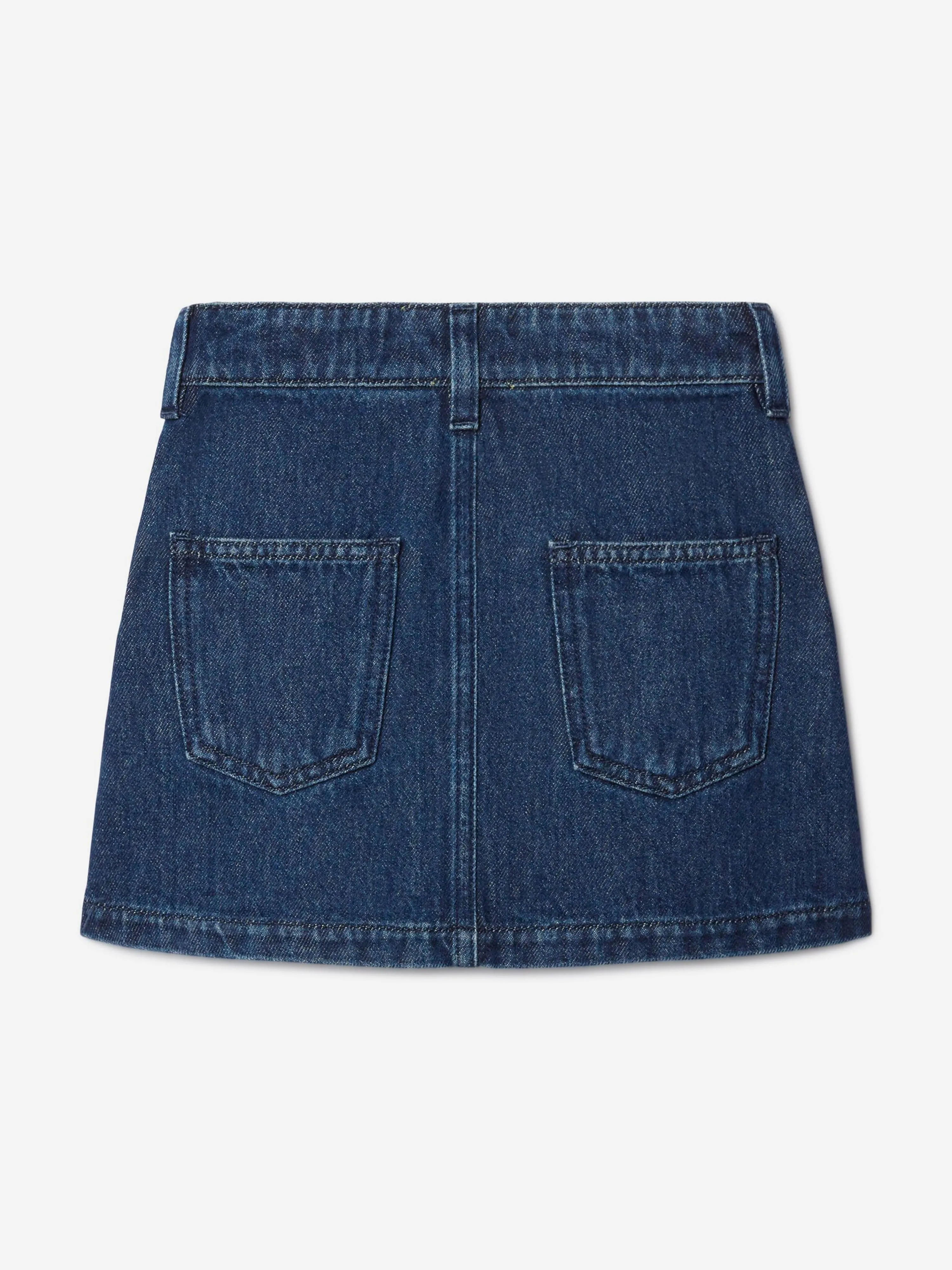 Off-White Girls Bookish Glitter Denim Skirt in Blue