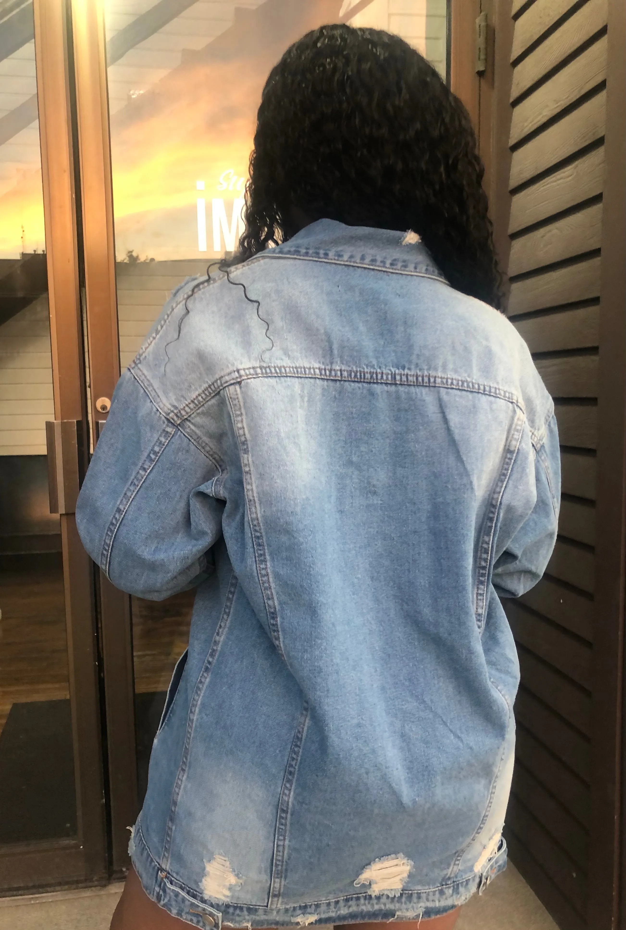 Oversized Denim Jacket (Light)