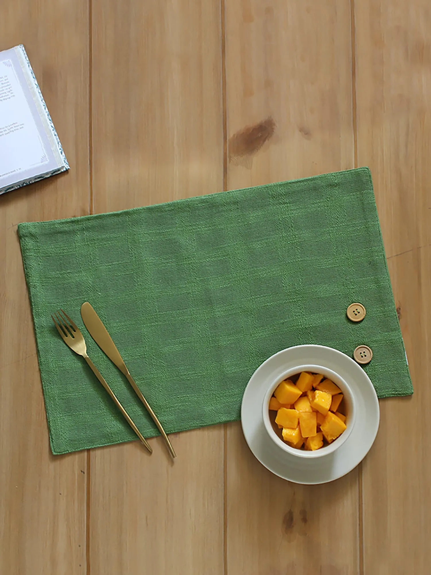 Paccha - Set Of 2 Placemats (Green)