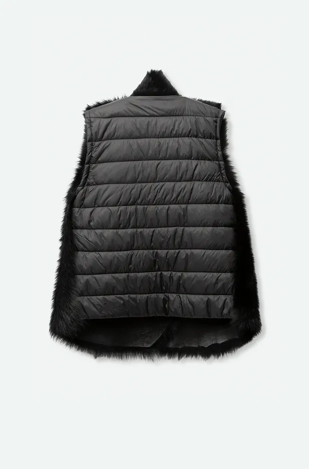 SADIE VEST IN ITALIAN SHEARLING AND GOOSE DOWN