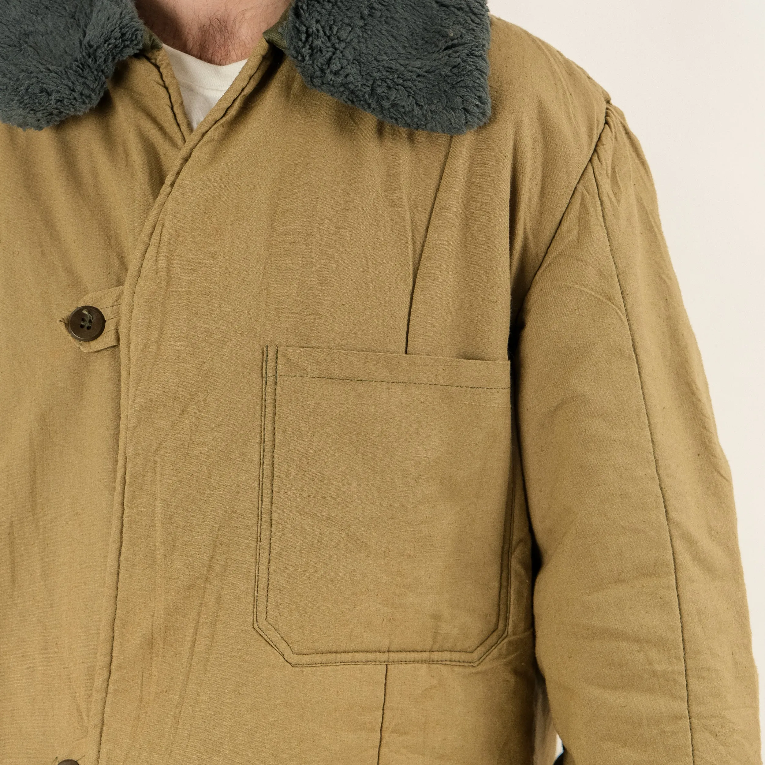 SOVIET DOWN SHEARLING JACKET