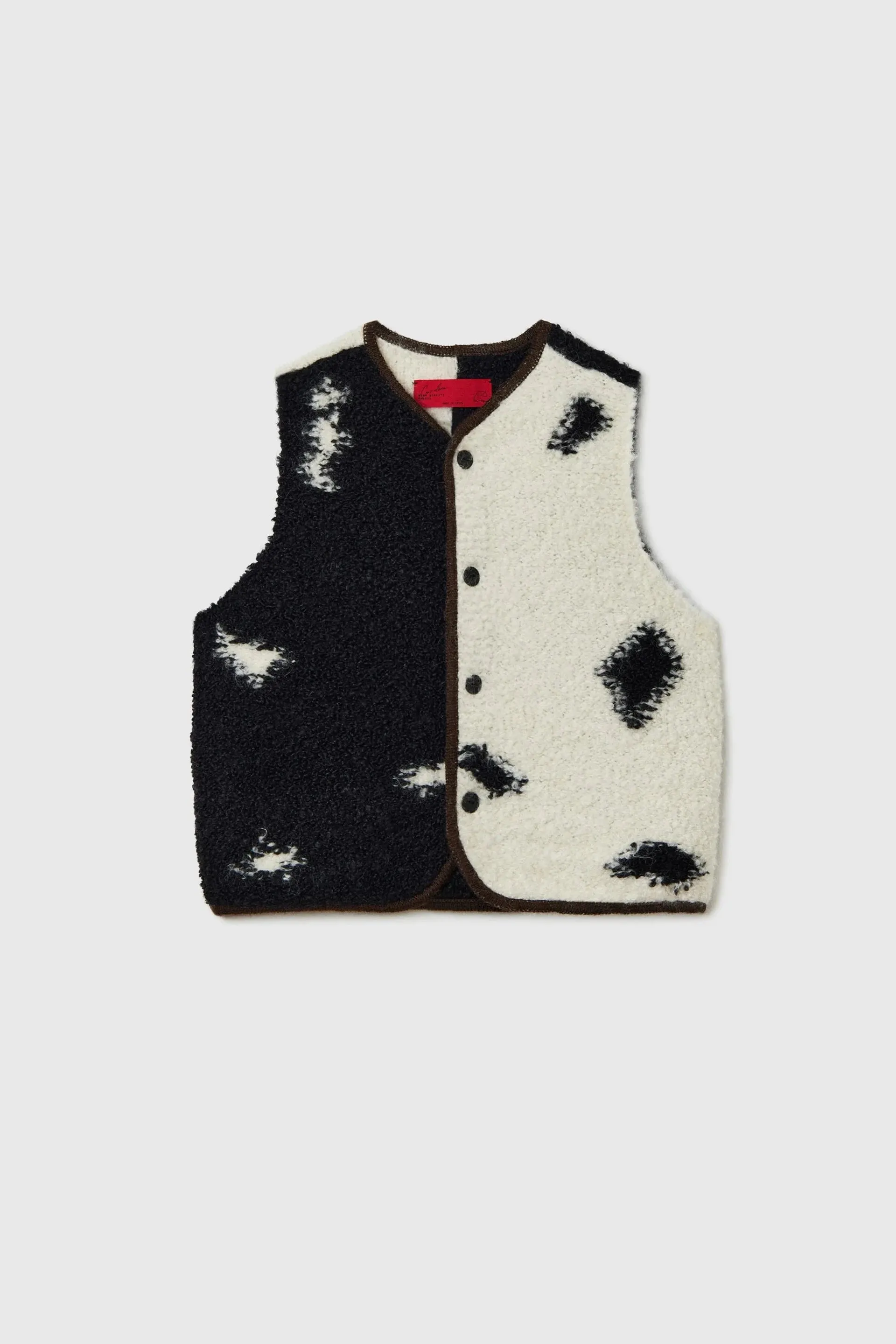 Wool & Mohair Blotch Waistcoat