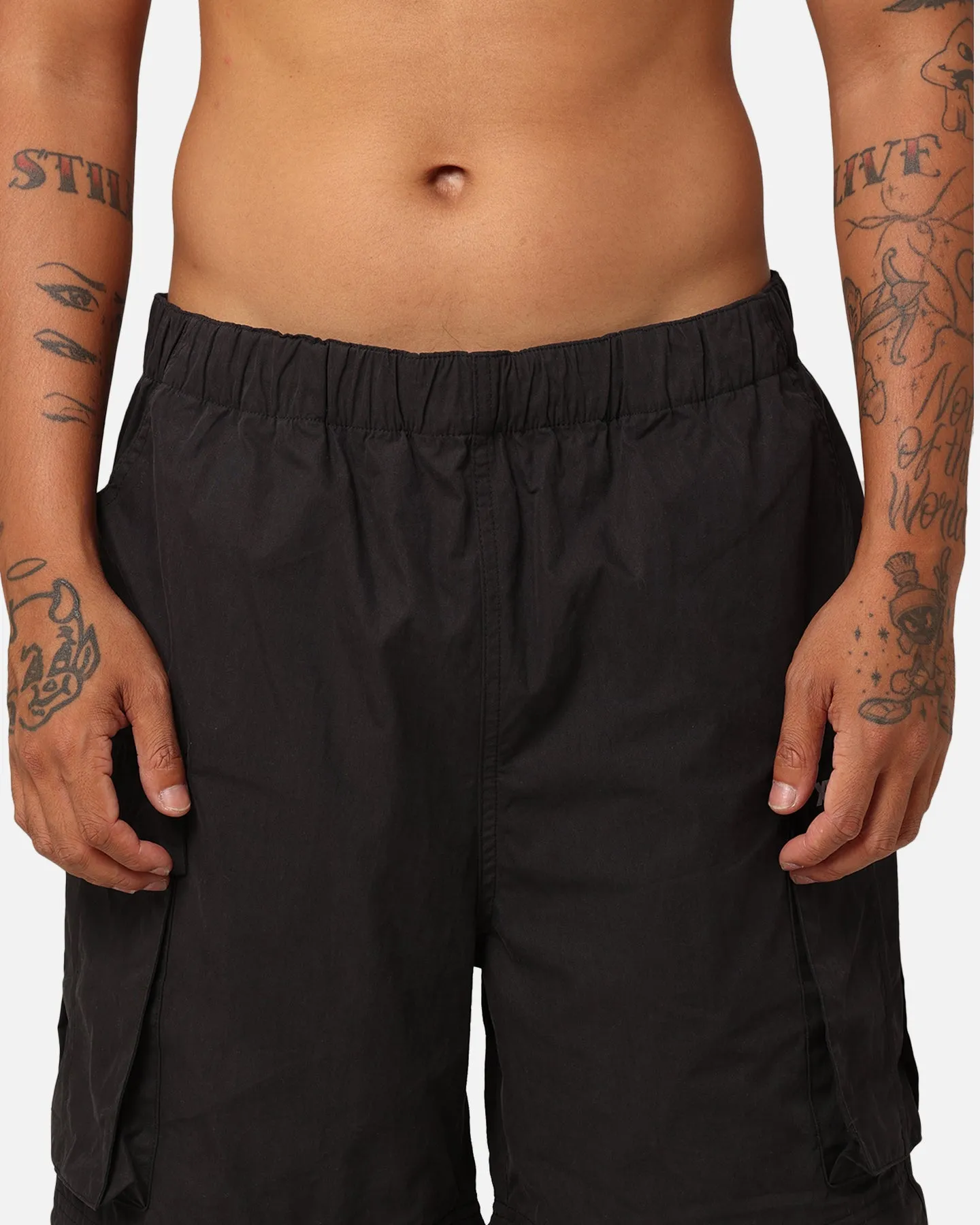 X-Large Nyco Cargo Convertible Pants Black