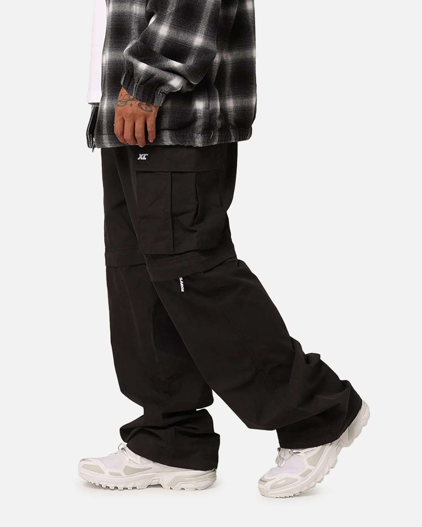 X-Large Nyco Cargo Convertible Pants Black